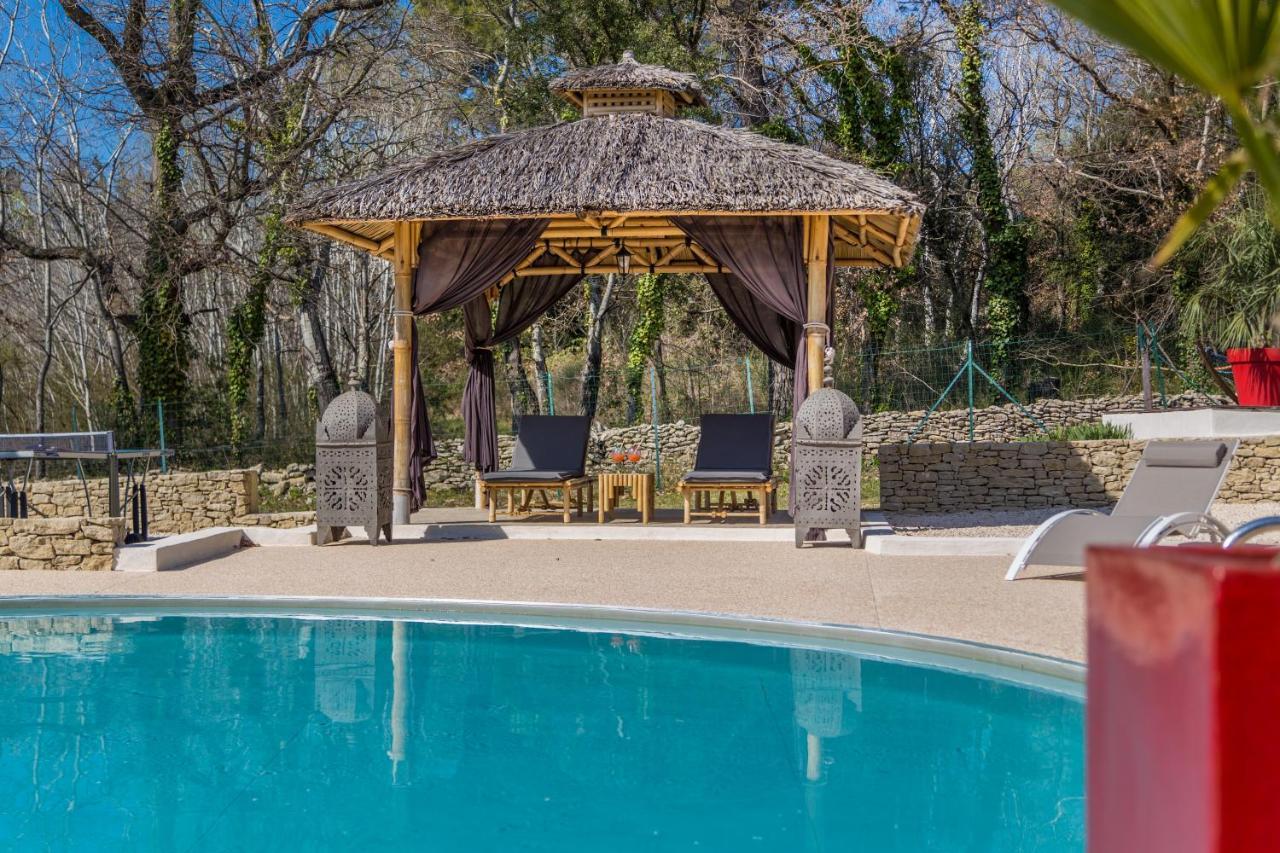 El Sama-In , Piscine Chauffee Villa LʼIsle-sur-la-Sorgue Eksteriør bilde